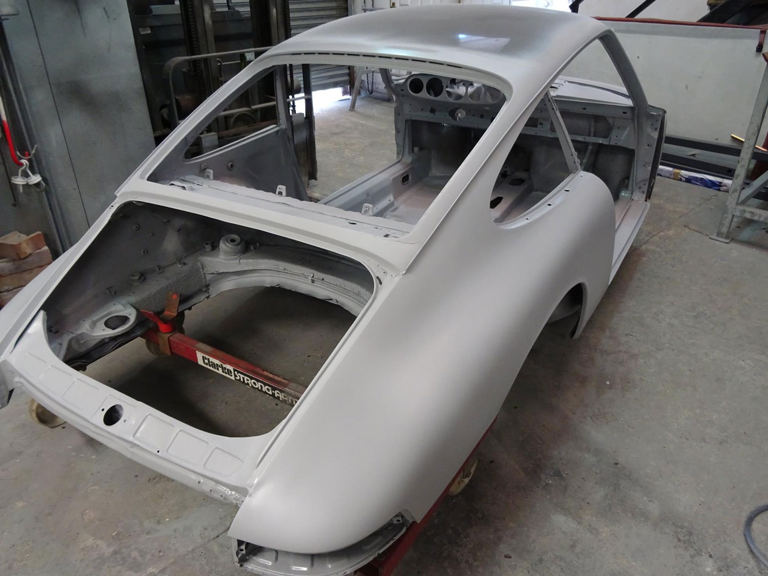 Porsche Body Blasting