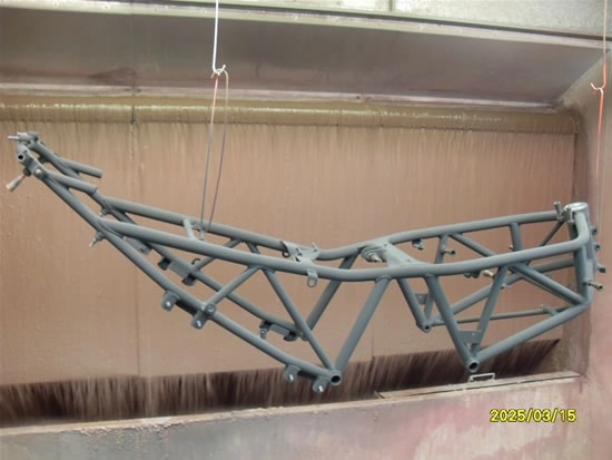 Powder Coating A Bike Frame